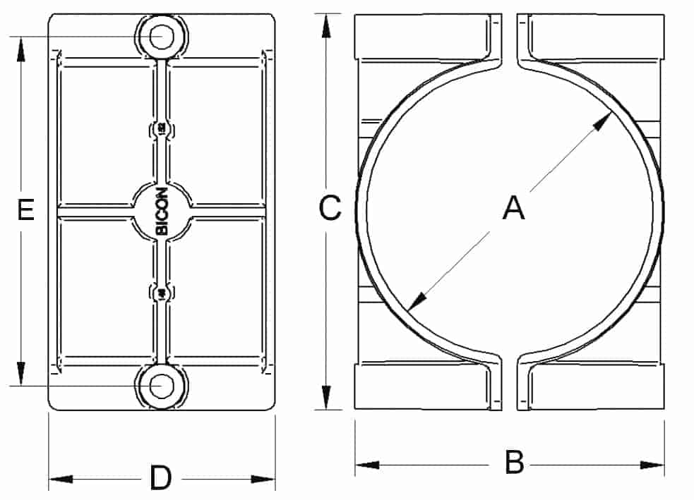 Cast Iron Cable Cleats