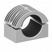 Prysmian High Voltage Cable Cleats (Aluminium 2 Bolt Cable Cleat)