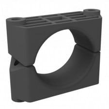 25x Black Heavy Duty Plastic Cable Cleats Clips Number Size 13 30mm 