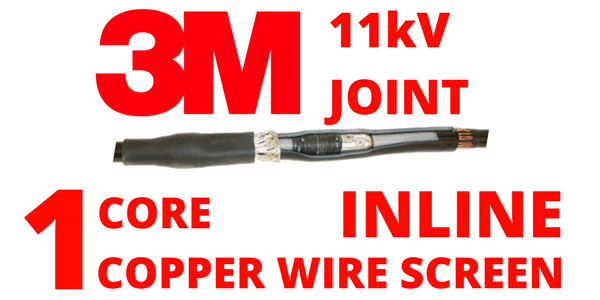 11kV Single Core Copper Wire Screen Inline Cold Shrink Cable Joint - 3M QS200 92-AK6x0-1C
