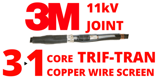 11kV Single Core Copper Wire Screen Transition Trifurcating Cold Shrink Cable Joints