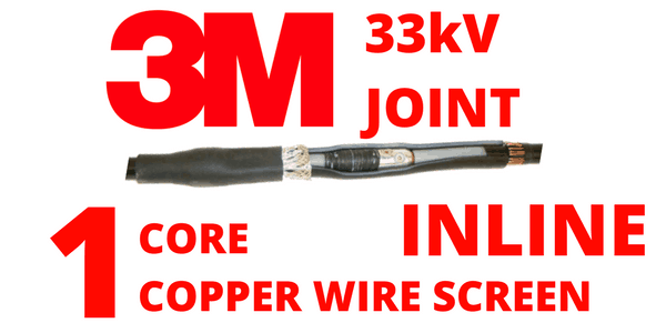 33kV Cold Shrink Cable Joints – 3M QS2000E (Single Core XLPE EPR)