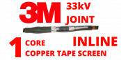 33kV Single Core XLPE Copper Tape Screen Cold Shrink Cable Joints – 3M QS2000 94-AP63x-1/C