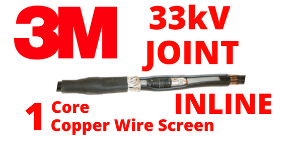 33kV Single Core XLPE Copper Wire Screen Cold Shrink Cable Joints – 3M QSIII 94-AC64x-1/C