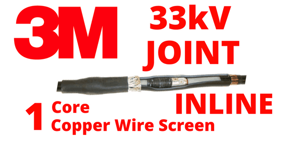 33kV Single Core XLPE Copper Wire Screen Cold Shrink Cable Joints – 3M QSIII 94-AC64x-1/C 