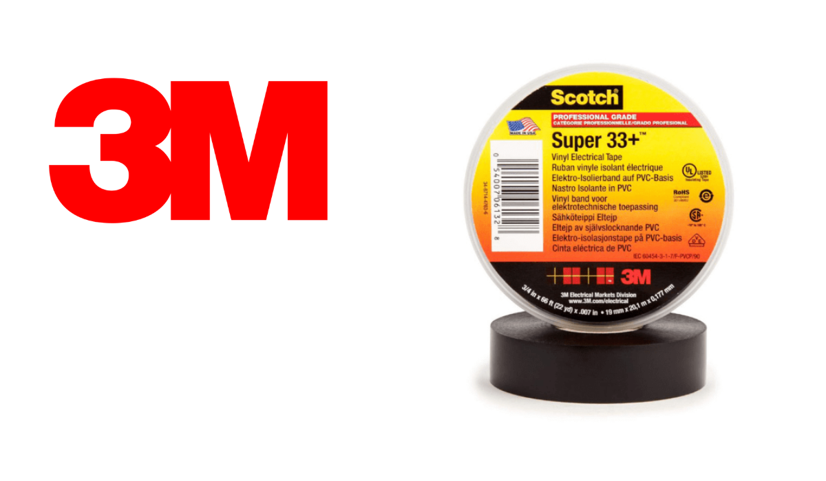 3M Scotch Super 33+ Tape - Premium PVC Insulation Tape