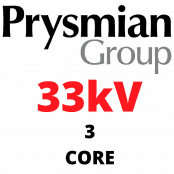 33kV MV Cables BS6622/BS7835 – 3 Core XLPE SWA Stranded Copper Conductors