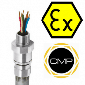 CMP A2FRC Zone 2 Hazardous Area ATEX Cable Gland Ex e, Ex d, Ex nR, Ex ta