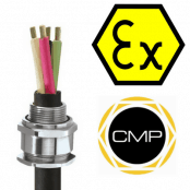 CMP RA2e Zone 2 Hazardous Area ATEX Cable Gland Ex e, Ex nR, Ex ta