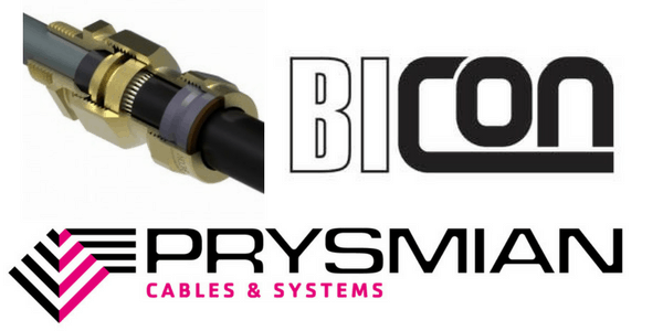 E1W Cable Glands – Prysmian Bicon 421LSF Glands (LUL London Underground Approved)