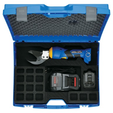 Klauke ES32 battery powered hydraulic cutting tool
