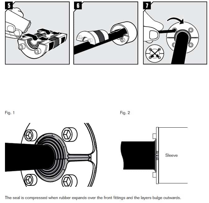 Roxtec RS PPS S Cable Seal - Installation Instructions