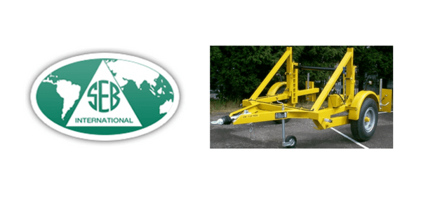 Cable Drum Trailers Up To 2500mm Diameter Drums - SEB CD60S Cable Drum Trailers Up To 2500mm Diameter Drums - SEB CD60S