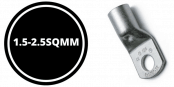 1.5-2.5sqmm Cable Lugs – Cembre A06 Copper Crimps
