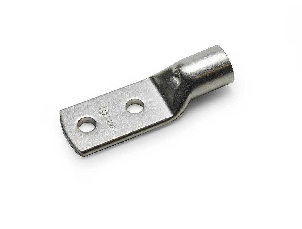 Cembre Lugs | A-2M series lugs are manufactured by Cembre from electrolytic copper tube. The dimensions of the cable lug tube are designed to obtain the most efficient electrical conductivity and mechanical strength to resist vibration and pull out. UL listed for US and Canada per UL486A up to 35kV. Cembre Lugs | A-2M Series Cable Lugs