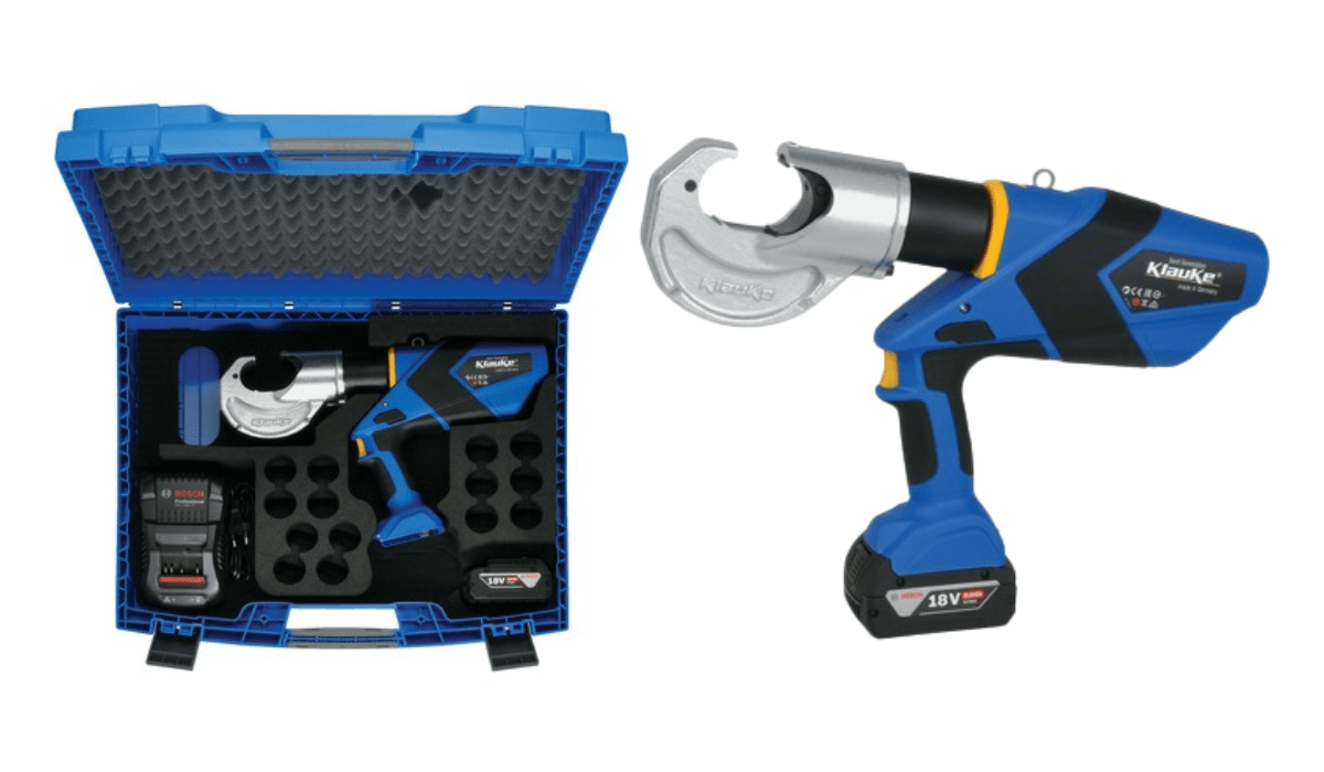 EKM120/32 Battery powered hydraulic crimping tool 16 - 400 sqmm EKM120/32 Battery powered hydraulic crimping tool 16 - 400 sqmm