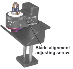 SCS blade alignment