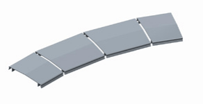 GRP Trough 30 Degree Flat Bend Lid