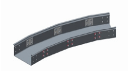 GRP Trough 30 Degree Flat Bend