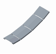 GRP Trough 30 Degree Internal Riser Lid