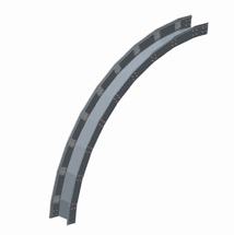 GRP Trough 90 Degree External Riser