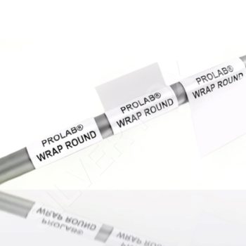 Wrap Around Cable Labels | Self Laminating Polyester | Silver Fox Prolab