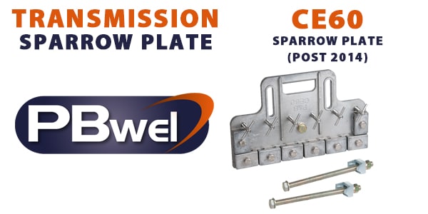 CE60 Sparrow Plate 132kV, 275kV 400kV (Post 2014)