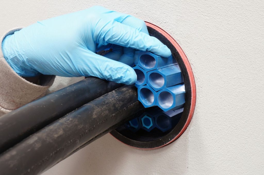 Duct Sealing - Installing Hexagons