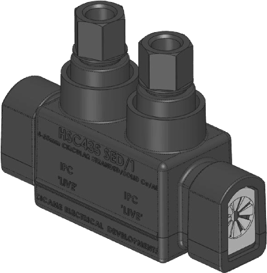 Sicame HSC435 SED/1 LV Service Straight Pre-Insulated Connector