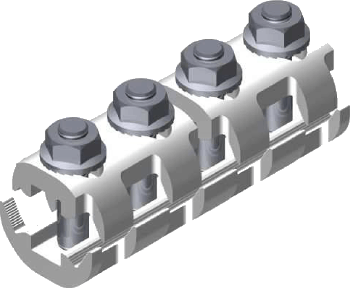 Sicame LVM1/C, 2/C & 3/C Aluminium LV Mains Straight Connector