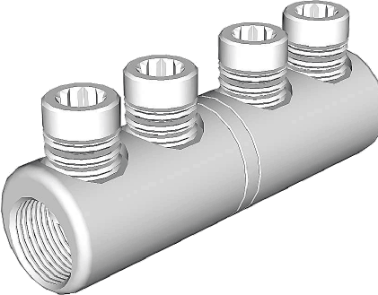 Sicame MF15/1, 15/2, 15/3, 15/4 & 15/5 LV / MV Mains Straight Connectors
