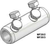 Sicame MF20/1, 2, 3, 4 & 5 LV / MV Mains Straight Connectors