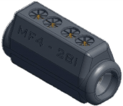 Sicame MF4-28/I Hybrid (‘D’ Section) LV Service Straight Pre-Insulated Connector