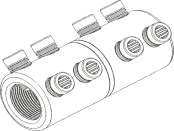 Sicame MF7 LV / MV Mains Straight Connectors