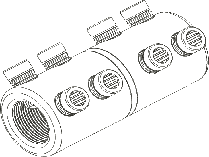 Sicame MF7 LV / MV Mains Straight Connectors