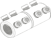 Sicame MF9 LV / MV Mains Straight Connectors