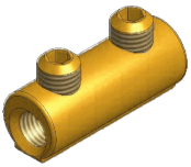 Sicame MFB1 Brass LV Service Straight Connectors