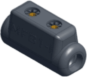 Sicame MFB1/I Brass LV Service Straight Pre-Insulated Connector