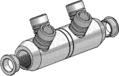 Sicame USMF1-C, 2-C, 3-C, 4-C, 5-C & 6-C Copper MV Mains Connectors (North America)