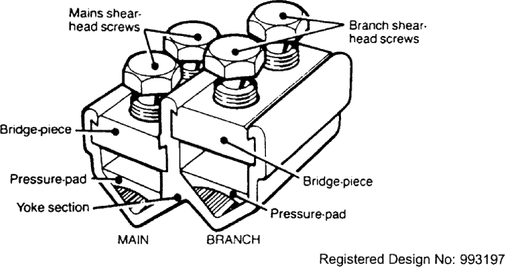 Sicame WB1, 2 & 3 Aluminium LV Mains Branch Connector