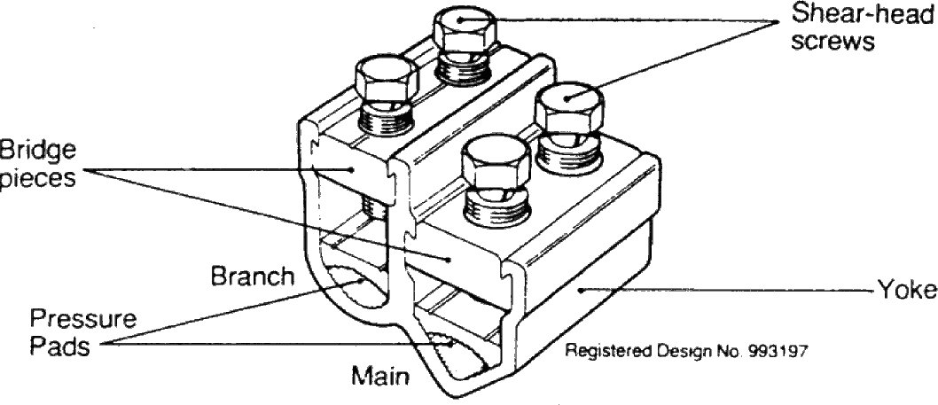 Sicame WB4 Aluminium LV Mains Branch Connector