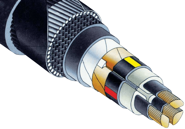 3.8KV 6.6KV XLPE INSULATED WIRE ARMOURED PVC SHEATHED POWER CABLES