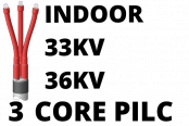 33kV 36kV 3 Core PILC Cable Termination Indoor Heat Shrink