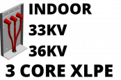 33kV 36kV Cable Termination Kits HV 3 Core XLPE Indoor (Heat Shrink)