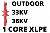Pole Terminations | 33kV 36kV Cable Termination Kits HV Single Core XLPE Outdoor (Heat Shrink)