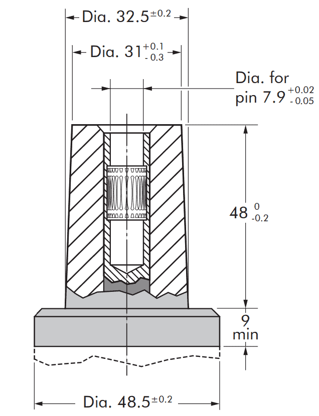Bushing MV Medium Voltage Interface A