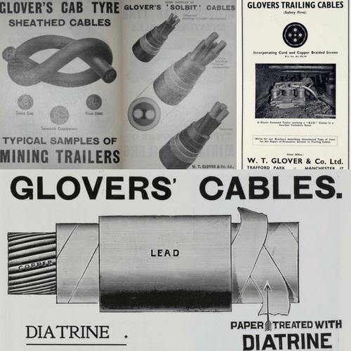 W. T. Glover and Co - 1970 The Trafford Park factory was closed, but the Glover brand continued as part of BICC.