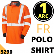 Arc Flash Polo Shirt Category 1 Hi Vis Orange