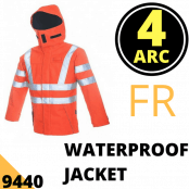 Arc Flash Waterproof Jacket Category 4 47 Cal Hi Vis Orange