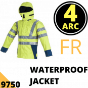 Arc Flash Waterproof Jacket Class 4 47 Cal Hi Vis Yellow